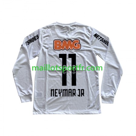 Maillot de Foot Santos FC Neymar JR 11 Retro Domicile 2011-2012 ML